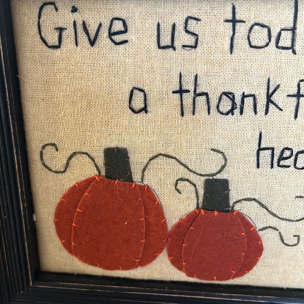 Thankful Framed Sampler - Picture 2 of 4
